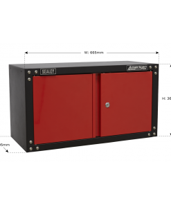 Modular 2 Door Wall Cabinet 665mm