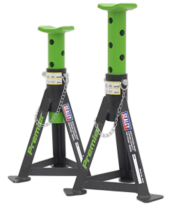 Axle Stands (Pair) 3tonne Capacity per Stand - Green