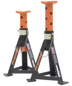 Axle Stands (Pair) 3tonne Capacity per Stand - Orange
