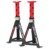 Axle Stands (Pair) 3tonne Capacity per Stand – Red