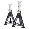 Axle Stands (Pair) 6tonne Capacity per Stand - White