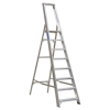 Aluminium Step Ladder 8-Tread Industrial BS 2037/1