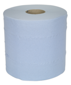 Paper Roll Blue 2-Ply Embossed 150m Pack of 6