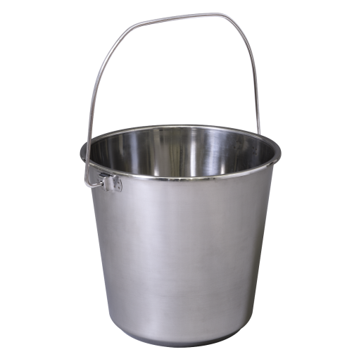 Mop Bucket 12L – Stainless Steel