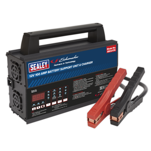 Schumacher® Battery Support Unit & Charger – 12V 100A