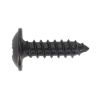 Self Tapping Screw 3.5 x 13mm Flanged Head Black Pozi Pack of 100