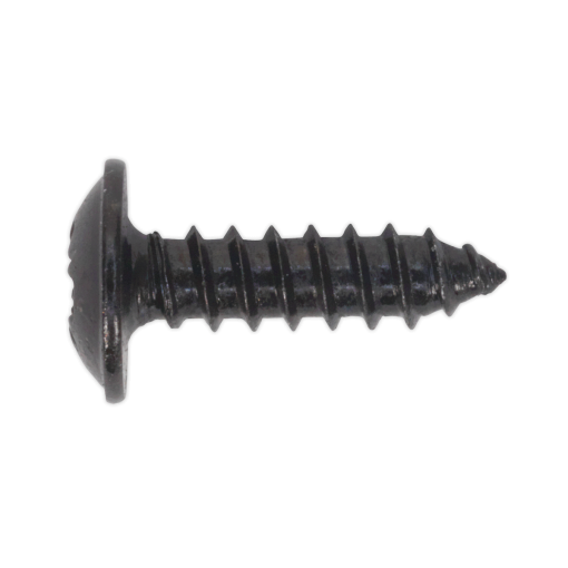 Self Tapping Screw 3.5 x 13mm Flanged Head Black Pozi Pack of 100