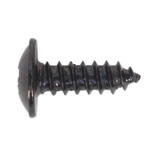 Self Tapping Screw 4.2 x 13mm Flanged Head Black Pozi Pack of 100