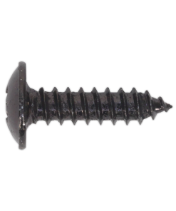 Self Tapping Screw 4.2 x 16mm Flanged Head Black Pozi Pack of 100