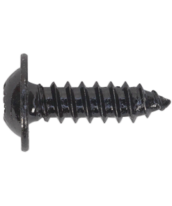 Self Tapping Screw 4.8 x 16mm Flanged Head Black Pozi Pack of 100