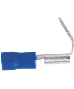 Piggy Back Terminal 6.3mm Blue Pack of 100