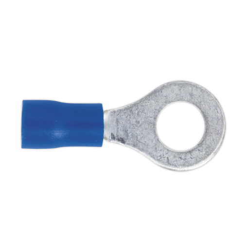 Easy-Entry Ring Terminal Ø6.4mm (1/4″) Blue Pack of 100