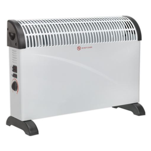 Convector Heater 2000W 3 Heat Settings Thermostat Turbo Fan