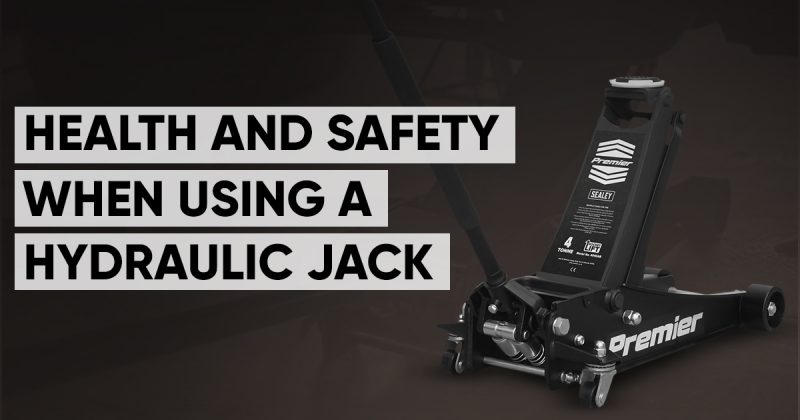 Health and safety when using a hydraulic jack