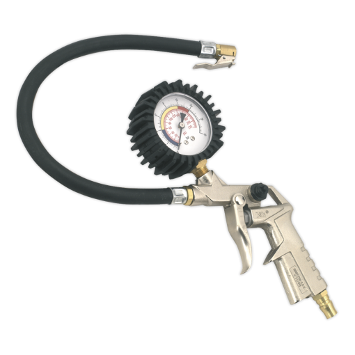 Tyre Inflator with Clip-On Connector