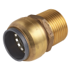 Straight Adaptor 15mm x 1/2 “BSPT Brass