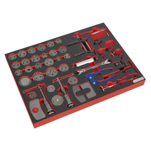 Tool Tray with Brake Service Tool Set 42pc